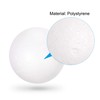 uxcell 75Pcs 1.5" White Polystyrene Foam Balls Smooth Round Solid