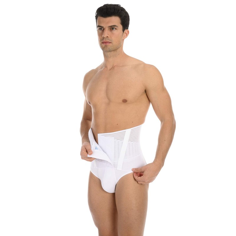 SCUDOTEX Lombo Super Cross Hâter Elastic Corset 27 cm White