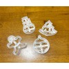 Cutters Christmas Bundle set of 4 Cookie Cutters/Stamps