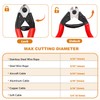 mankk 73Pcs Stainless Steel Bicycle Cable Cutter Bike Wire Cable