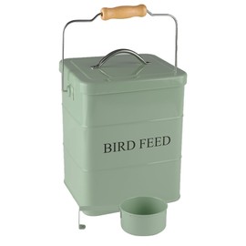 Geyecete Bird Feeder,Bird Food Jar Pet Food Storage Airtight Food Storage Container-Green