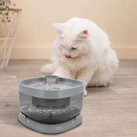 CAIHAOA 7L/1.85gal Wireless Dog Water Fountain, 5000mAh Rechargeable Use Pet Water Dispenser with 2 Filter & Cleaning Tool, 30 dB Ultra Quiet Pet Drinking Fountain, Small to Large Dog, Cat, Multi-Pet