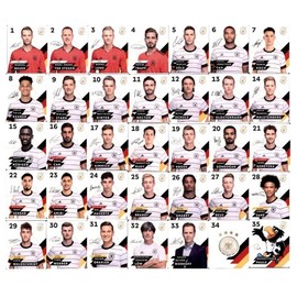 CAGO EM 2020 REWE Trading Cards - 1 Complete Set + Collect-It Sleeves