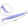 HiKin 4 Pcs Curved Craft Tweezers, Multipurpose Tweezers for Intricate