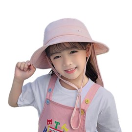 $ole only Nylon UPF 50+ Cooling Touch Sun Shade Removable, Soft Wire Included, Bucket Hat, Kids, Kids, Girls, Hat, Sunscreen, UV Protection, Excursions, School, Sea Play, Outings, Travel, Spring and