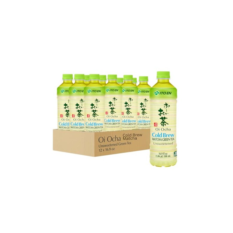 ITO EN Oi Ocha Matcha Green Tea Unsweetened, 16.9 Ounce