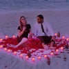 NURADA 3"x6"Flickering Flameless Candles: 3D Wick Unbreakable Acrylic Battery Operated