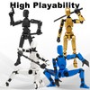 4PCS T13 Action Figure Already Assembled,Dummy 13 Action Figure, 3D