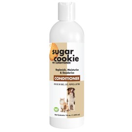 Showseason® Sugar Cookie Pet Conditioner 16 oz | Long-Lasting Odor Eliminator | Paraben-Free | Biodegradable and Non-Toxic | Made in USA