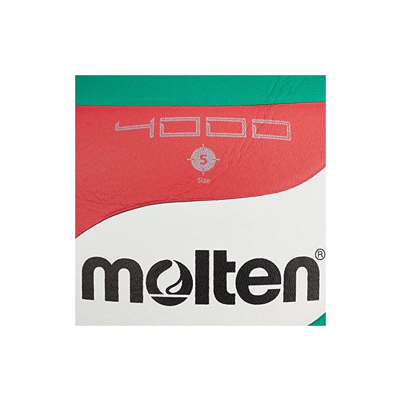 Molten Volley Ball - 5, White/Green/Red