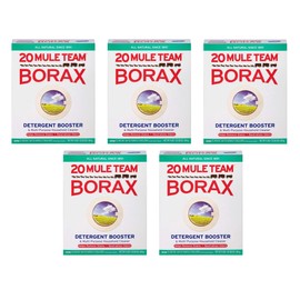 20 Mule Team Borax Natural Laundry Booster, 65 oz (Pack of 5)