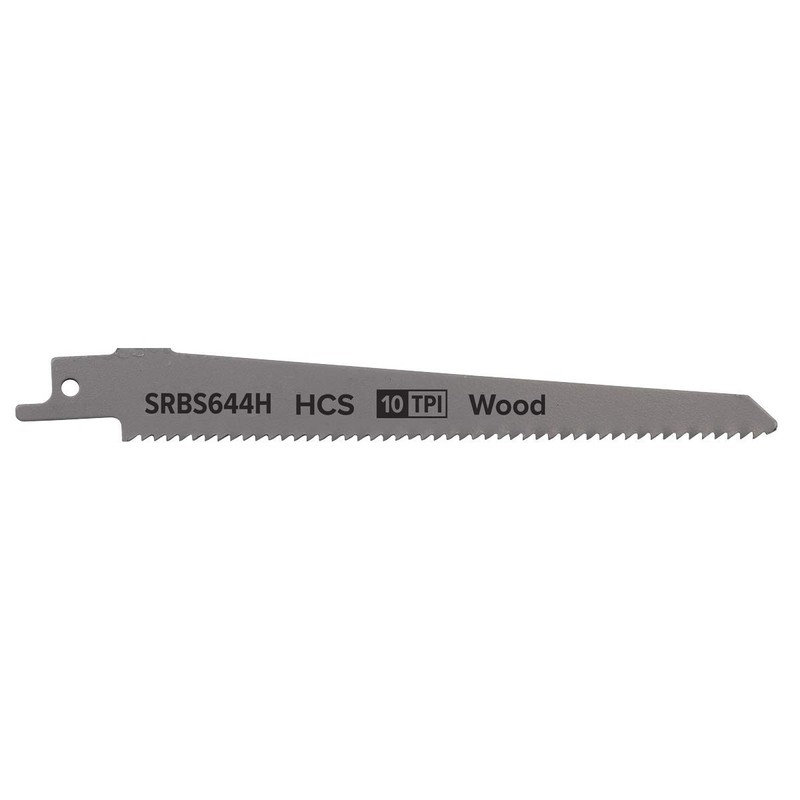 Sealey SRBS644H 150mm 10tpi Reciprocating Saw Blade Clean Wood -