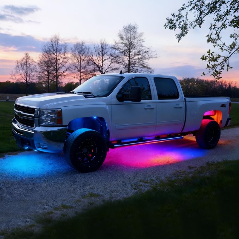Underglow Lights for Car, 6 Pcs Led Strip Lights with