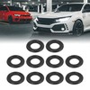 X AUTOHAUX 10pcs M12 Rubber Oil Drain Plug Washers Seals
