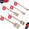 KOTARBAU® Set of 10 Radiator Brushes 36 mm Angle Paint