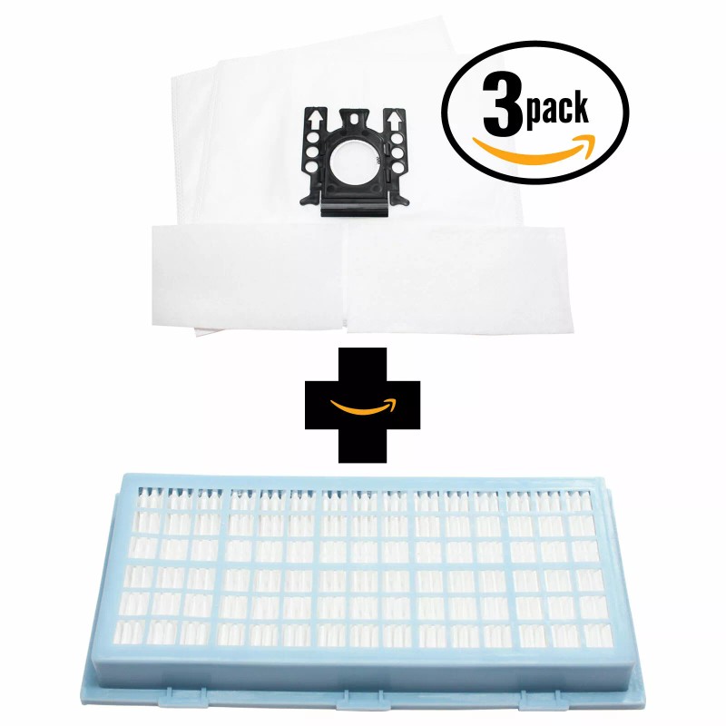 For Miele 6 Vacuum Bags, 6 Micro Filters & 1