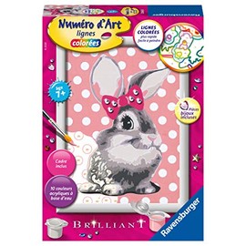 Ravensburger Art Number - Small - Soft Toy Rabbit - Craft - Painting - Child from 7 years - 28663
