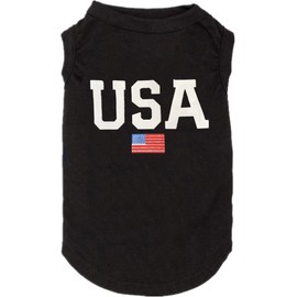 SUEOSU American Flag Popsicle 4th of July Funny Graphic Puppy Clothes Memorial Day, Independence Day, Holiday Dog Clothes for Small Dogs Boy Girl, Pet Cat Outfit (X-Large, USA-Flag)