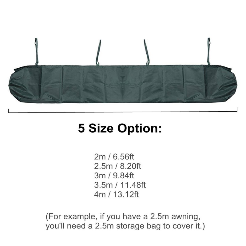 Awning Cover Protective Cover for Awnings Waterproof Green (3.5 m)