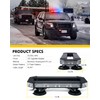 LUMENIX 72 LED Rooftop Emergency Strobe Light Bar w/Control Panel