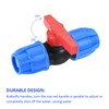 M METERXITY 2 Pack Ball Valve - PE Plastic Shut