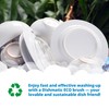 Dishmatic ECO Washing-Up Scrubbing Brush Made from 99% Recycled Plastic