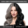 X Hair Dye Shampoo 3 In 1-herbal Ingredients Instant Hair