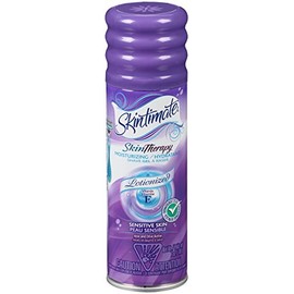 Skintimate Skin Therapy - Gel de afeitado hidratante para mujeres con vitamina E, aloe y mantequilla de oliva, 7 onzas