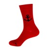 Scifi Planet Port & Starboard Anchor Socks, red/green
