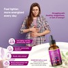 NURAFUSE Liposomal Saffron, Ashwagandha, Bilberry, Turmeric, Rhodiola Liquid Drops –