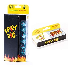 Spicy Dice - a Game for Adults, Kids, and Family. Like Card and Board Games? Like Farkle, Tenzi, LCR & Yacht? You'll Love Spicy Dice, with red dots for Wild or Double Score. Great for Travel.