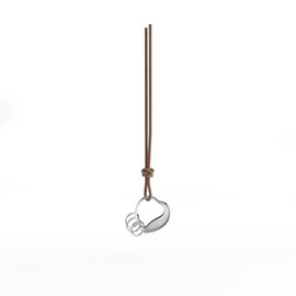 Georg Jensen 10020644 Key Ring Keychain Accessory HEART Silver Diameter Approx. 1.8 inches (4.5 cm)