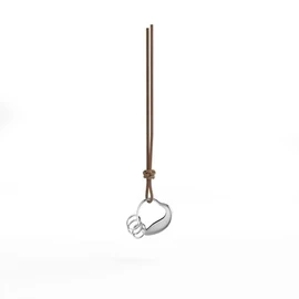 Georg Jensen 10020644 Key Ring Keychain Accessory HEART Silver Diameter Approx. 1.8 inches (4.5 cm)