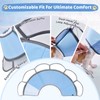 Soft Dog Cone Collar After Surgery Recovery,Adjustable E-Collar with Removable