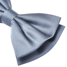 MAIANY Men's Bow Tie Black/Red: Pre-Tied Bow Tie with Adjustable Band, Elegant Suit Bow for Wedding, Prom, Carnival and Spring Festival, gray