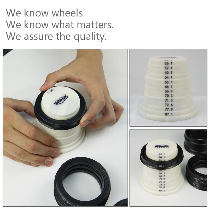 WHEEL CONNECT Hub Centric Rings, 106 to 78.1, Set of