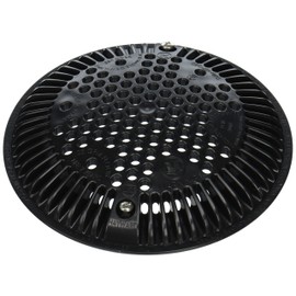 Hayward WGX1048EBLK 8-Inch Black Suction Outlet Cover Replacement for Hayward Drain Cover and Frame