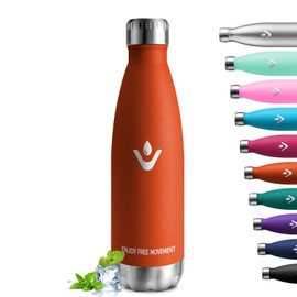 Stainless Steel Drinking Bottle, 750 ml, Thermos Flask, BPA-Free, Suitable for Carbonated Drinks, Metal Thermos Flask, Double-Walled, Insulated Flask for Camping, Children, Fitness, Fizz, Sports