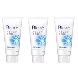 Biore Skin Care Facial Cleanser, Moisture 4.6 oz (130 g), Set of 3, 4.6 oz (130 g) x 3