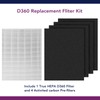 D360 True HEPA Replacement Filter D3: Compatible with Winix D360
