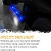 PSEQT 3/4" Round LED Side Marker Lights Clearance Turn Signal