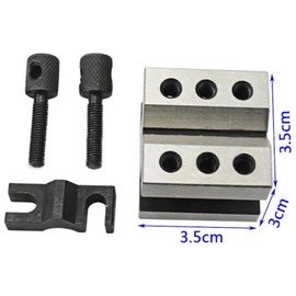 moyiw V-Shaped Block, Professional Grade V Shaped Blocks, Precision Adjustable Angle V Block, V Block Grounding Matched Pair, Long Lasting Performance, for Precise Machining Tasks in Workshops