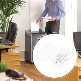 12PCS Paper Shredder Lubricant Sheets Shredder Lubricating Oil Portable Paper Type Lubricating Oil for