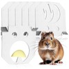 com-four® 6 x Locking Plates for Vole Pliers Trap -