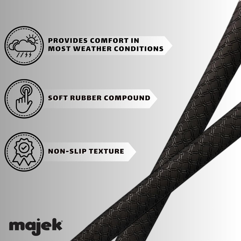 1 pc - Tour Pro Soft Black Midsize Golf Grip