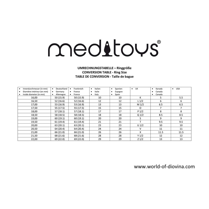 meditoys - 'Ring of O' - Cassic Design in PVD