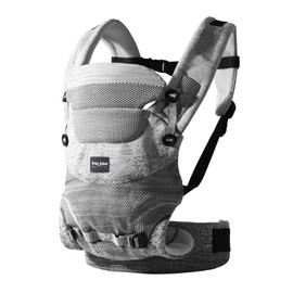 Ergonomic 4-in-1 Baby Carrier Newborn to Toddler - with Lumbar Support - for Children 8-33 Pounds - 360 Degree Baby Wearing - Inward & Outward Facing - (Grey)