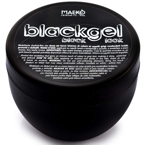 Hairgum MAEKO' Blackgel black gel vaso 300ml