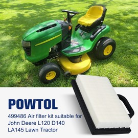 Powtol Mckin D140 D130 L120 LA145 Tune Up Maintenance Service Kit fits John Deere LA135 LA120 LA130 LA140 LA150 Lawn Mower Parts