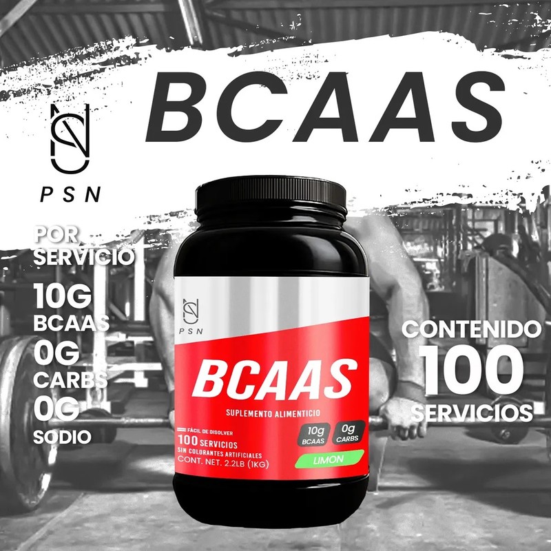 Bcaas Glutamina Aminoácidos Psn 500g Varios Sabores